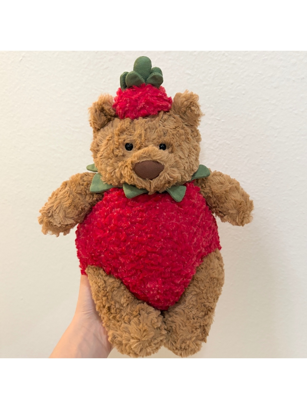 Jellycat Bartholomew Bear Strawberry - NWOT